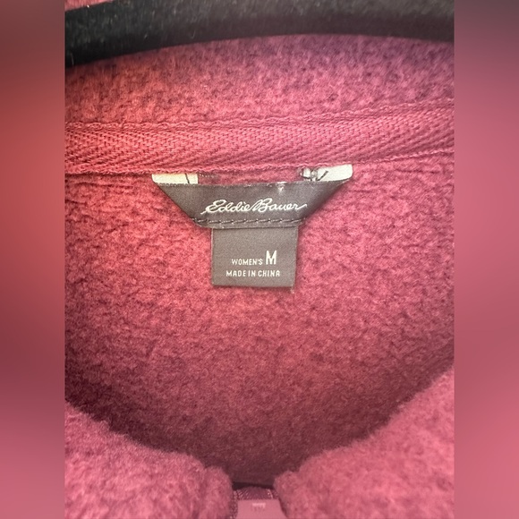 Eddie Bauer Radiator Sweater Fleece Full Zip Jacket - Picture 5 of 6